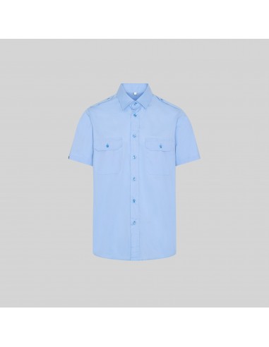 CAMISA UNISEX CHARRETERAS M/C ELASTAN
