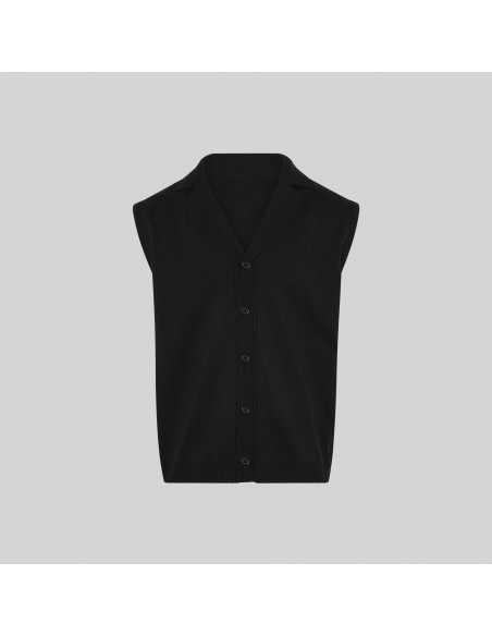 CHALECO CUELLO SOLAPA ABOTONADO HOMBRE