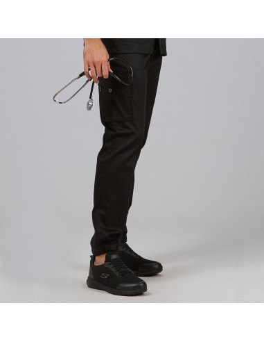 PANTALON UNISEX CREMALLERA SATEN ALGODON