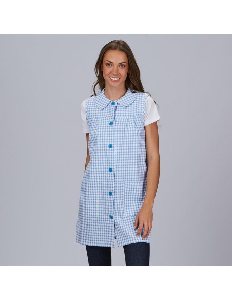 BATA MUJER S/MANGA VICHY BAMBULA ADULTO