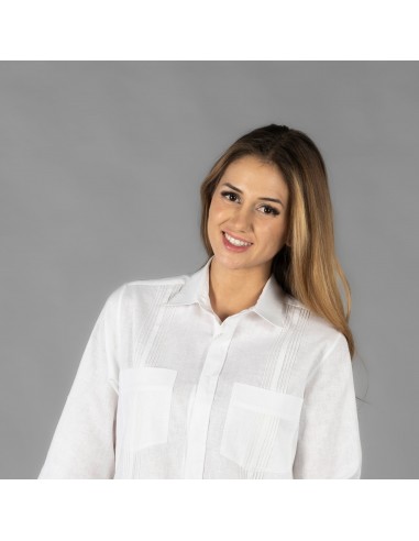 GUAYABERA MUJER CUELLO CAMISERO SUMATRA