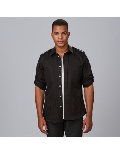 CAMISA UNISEX MANGA ROLL UP MICHELE