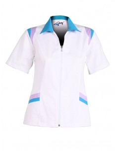 BLUSA MUJER M/C CREMALLERA COMBI