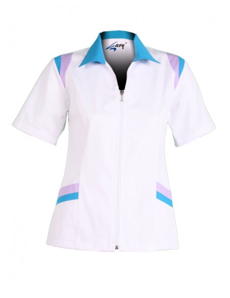 BLUSA MUJER M/C CREMALLERA COMBI