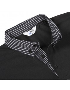 POLO NEGRO HOMBRE M/C C/CAMISERO