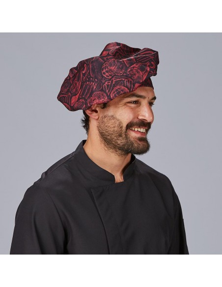 GORRO GRAN CHEF VELCRO ESTAMPADO