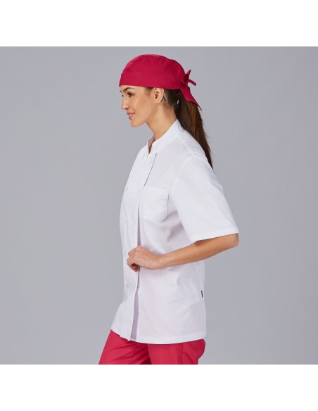 CHAQUETA COCINA UNISEX SARGA BLANCA CHAQUETA COCINA UNISEX SARGA BLANCA