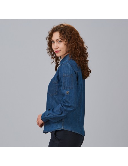 CAMISA MUJER TEJANO FINO LAVADO VALERIA CAMISA MUJER TEJANO FINO LAVADO VALERIA