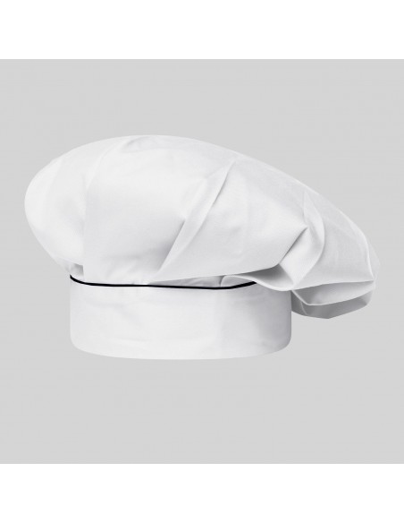 GORRO CHEF CON VELCRO BLANCO VIVO COLOR