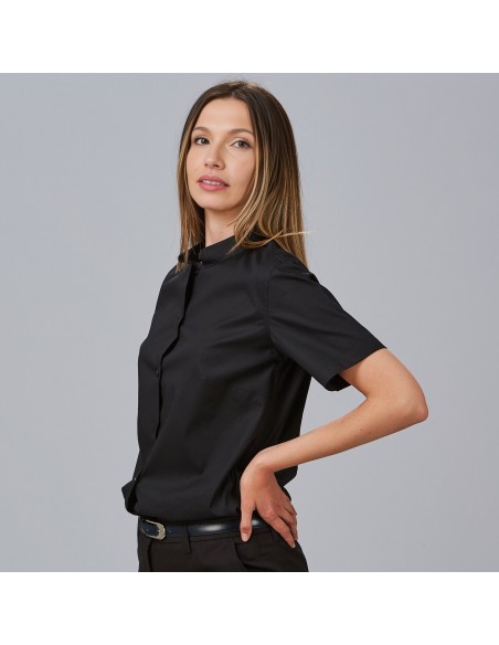 CAMISA MUJER M/C C/MAO POP.