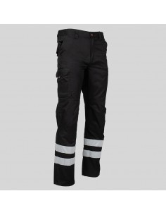PANTALON UNISEX MULTIBOLSILLOS ELASTICO ARCE 2 BANDAS REFLECTANTES