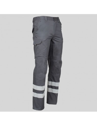 PANTALON UNISEX MULTIBOLSILLOS ELASTICO ARCE 2 BANDAS REFLECTANTES