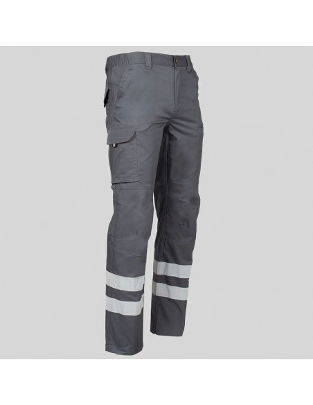 PANTALON UNISEX MULTIBOLSILLOS ELASTICO ARCE 2 BANDAS REFLECTANTES