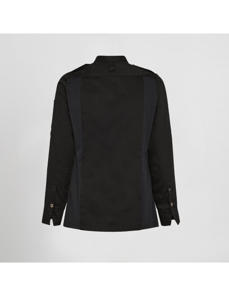 CHAQUETA COCINA MUJER SATEN ALGODON SOLA