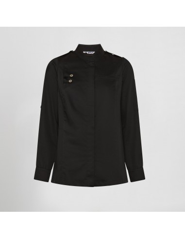 CHAQUETA COCINA MUJER SATEN ALGODON SOLA