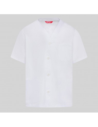 BLUSA SANITARIO UNISEX PICO BOTONES