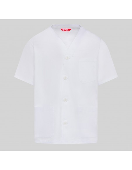 BLUSA SANITARIO UNISEX PICO BOTONES BLUSA SANITARIO UNISEX PICO BOTONES