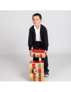 CARDIGAN INFANTIL ABOTONADO COLEGIAL