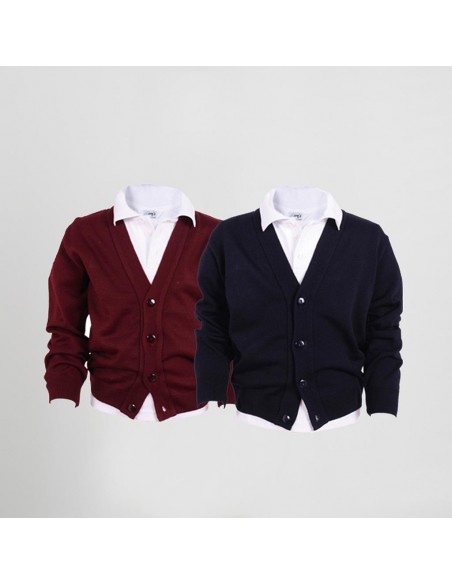 CARDIGAN INFANTIL ABOTONADO COLEGIAL