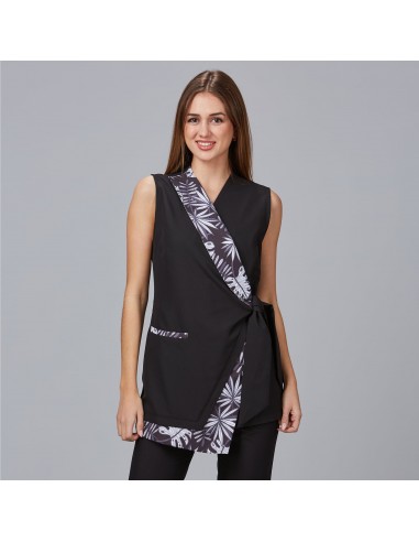 BLUSA MUJER CUELLO SMOKING FICUS