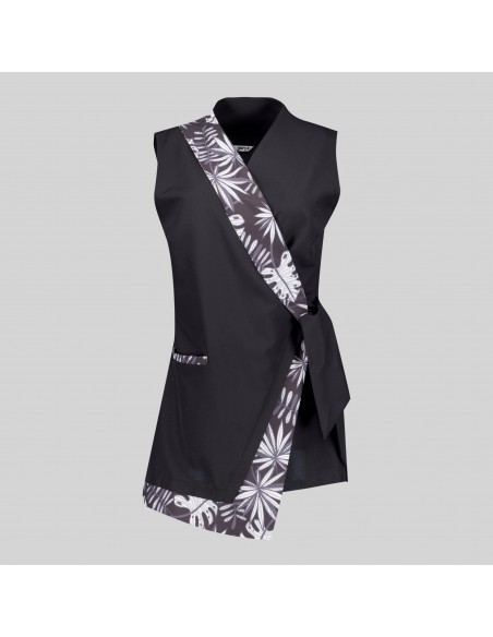 BLUSA MUJER CUELLO SMOKING FICUS