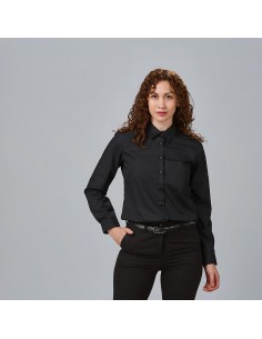 CAMISA MUJER M/L POP.