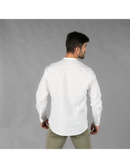CAMISA HOMBRE LINO/COTTON CUELLO MAO TIWI