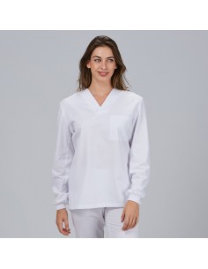 BLUSA SANITARIO UNISEX PICO M/L PUÑO ACRILICO