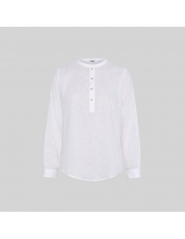 CAMISA MUJER LINO/COTTON CUELLO MAO KAULA