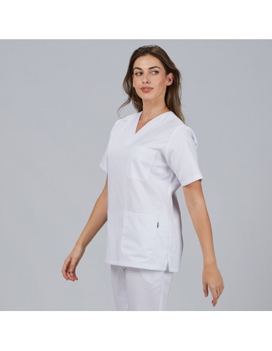 BLUSA MUJER SANITARIA M/C