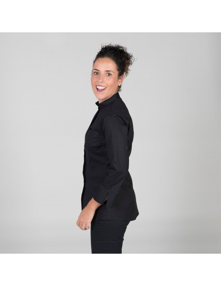 BLUSA MUJER C/MAO MANGA 3/4 ALGODON ELASTICO