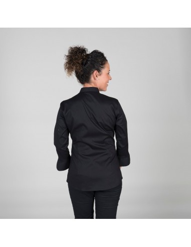 BLUSA MUJER C/MAO MANGA 3/4 ALGODON ELASTICO