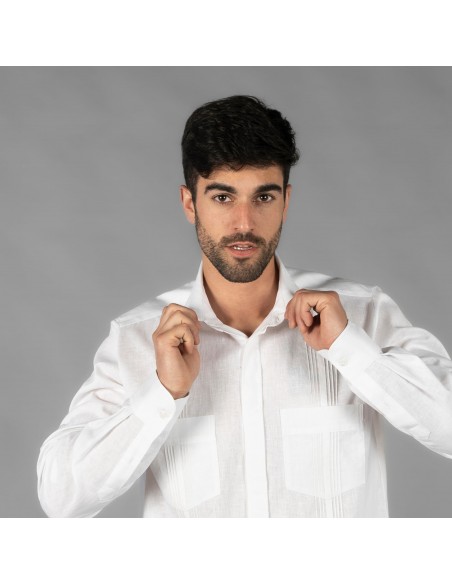 GUAYABERA HOMBRE CUELLO CAMISERO SALOMON