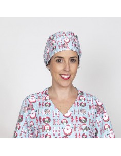 GORRO CIRUJANO GOMA NAVIDAD SANTAS