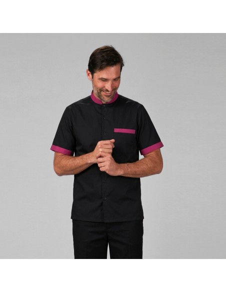 CAMISA HOMBRE CUELLO MAO M/C COMBI