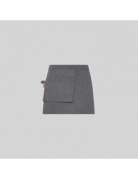 DELANTAL CORTO BOLSILLO CARTERA SARGA RECICLADA 35X67 CM