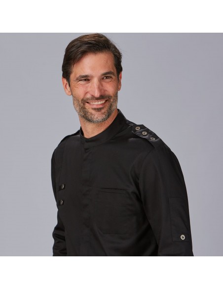 CHAQUETA COCINA HOMBRE SATEN ALGODON CUETO