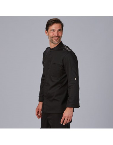 CHAQUETA COCINA HOMBRE SATEN ALGODON CUETO