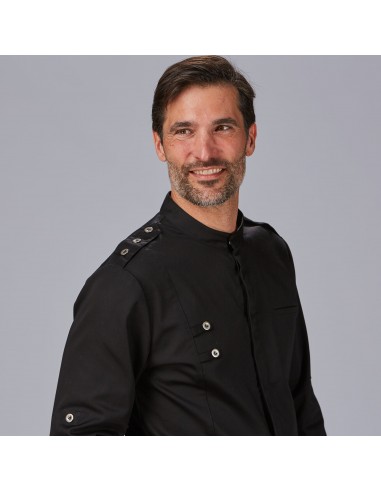 CHAQUETA COCINA HOMBRE SATEN ALGODON CUETO