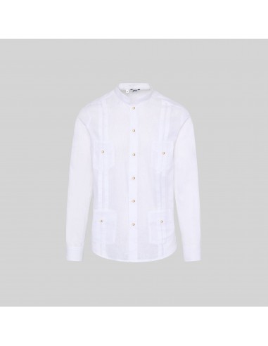 GUAYABERA HOMBRE CUELLO MAO BORNEO