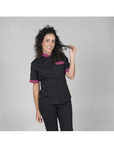 BLUSA MUJER C/MAO M/C COMBI