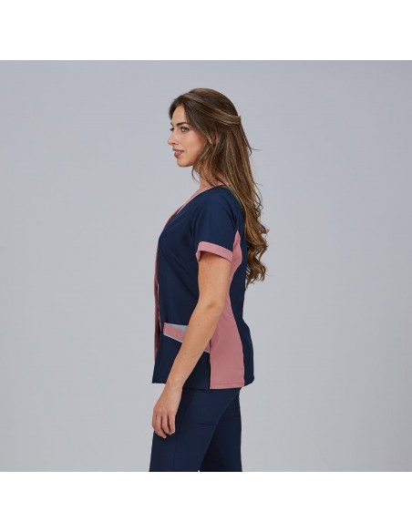 BLUSA MUJER BOTON OCULTO CASSANDRA