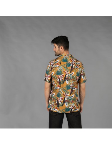 CAMISA HOMBRE CUELLO SOLAPA HAWAI