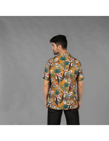 CAMISA HOMBRE CUELLO SOLAPA HAWAI CAMISA HOMBRE CUELLO SOLAPA HAWAI
