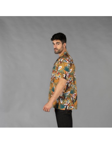 CAMISA HOMBRE CUELLO SOLAPA HAWAI