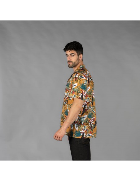 CAMISA HOMBRE CUELLO SOLAPA HAWAI CAMISA HOMBRE CUELLO SOLAPA HAWAI