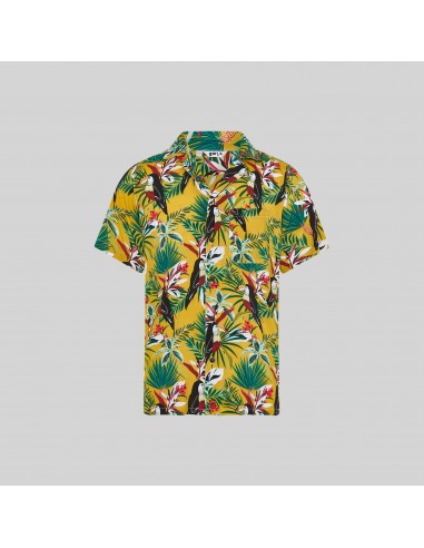 CAMISA HOMBRE CUELLO SOLAPA HAWAI