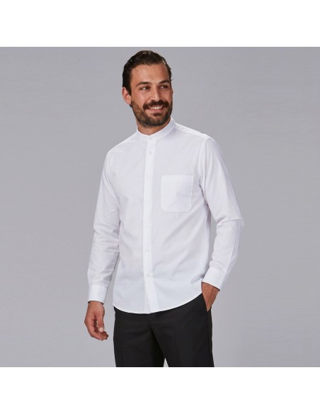 CAMISA HOMBRE CUELLO MAO M/LARGA