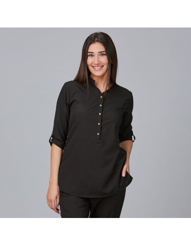 BLUSA MUJER CUELLO MAO VINCA
