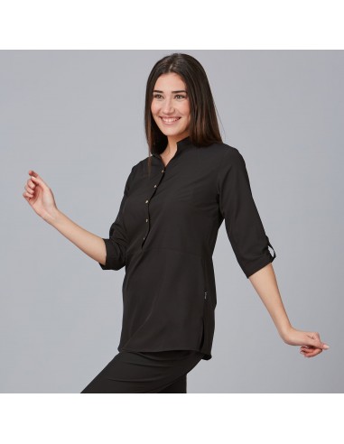 BLUSA MUJER CUELLO MAO VINCA
